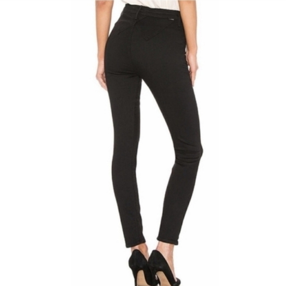Mother‎ The Diamond Swooner Black Skinny High-Waisted Jeans Size 24 - Picture 8 of 8